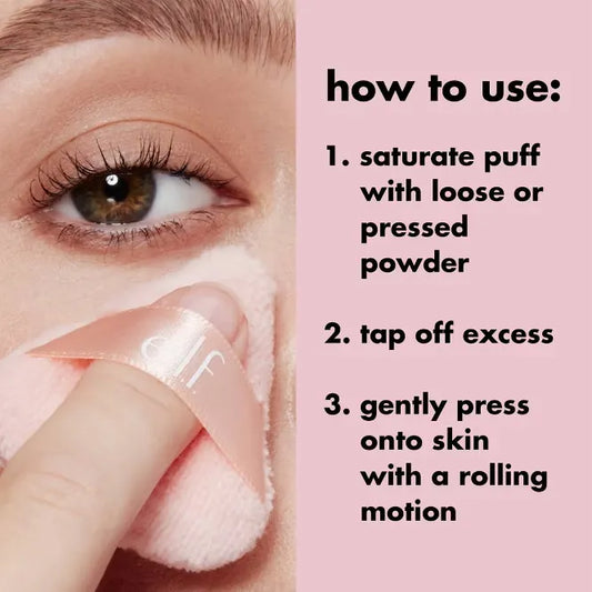 Elf Cosmetics halo glow pinkie puffs