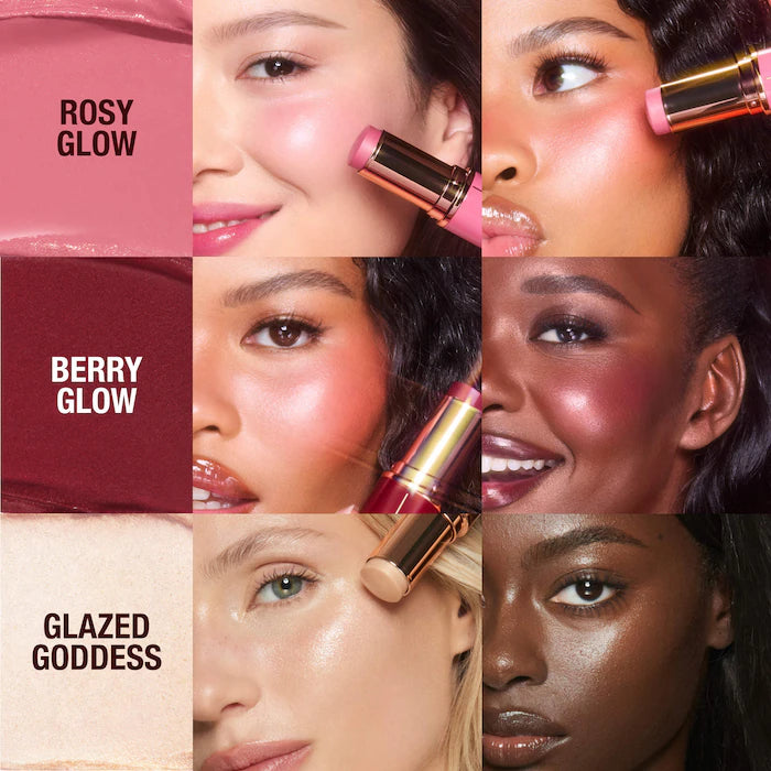 Charlotte tilbury mini unreal blush + glow trio