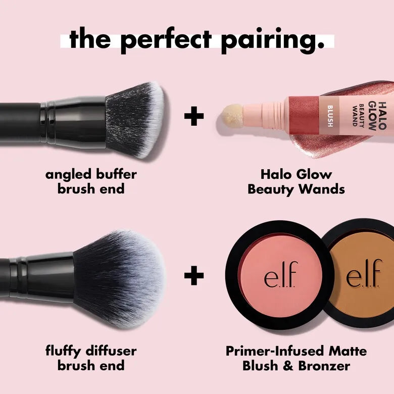 Elf cosmétics brocha cream and Powder face