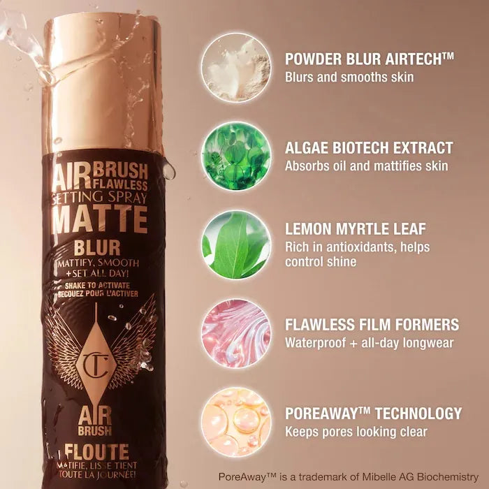 Charlotte tilbury Airbrush flawless setting spray matte Viaje