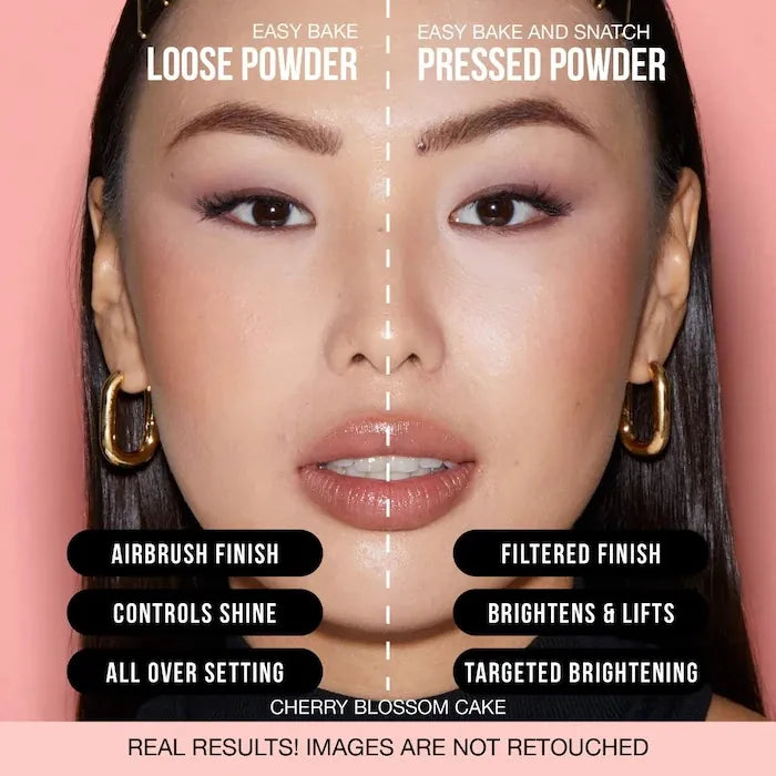 Huda Beauty Easy bake loose baking &amp; setting powder Cherry blossom cake