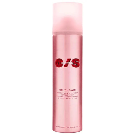 One size on ‘Til dawn mattifying waterproof setting spray