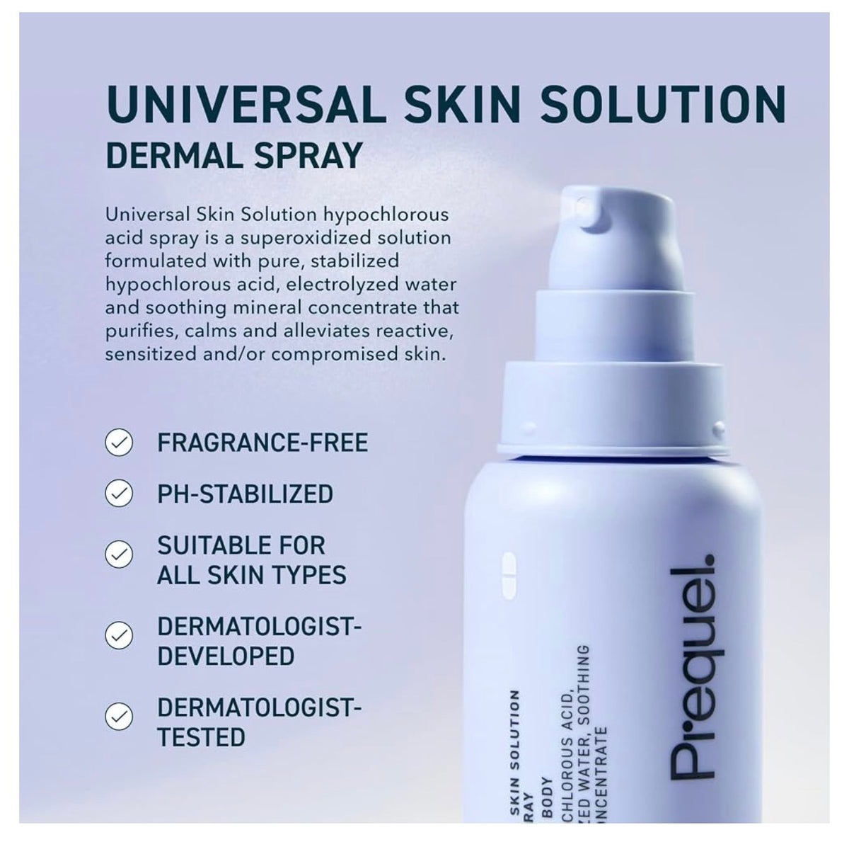 Prequel universal skin solution dermal spray 120 ml