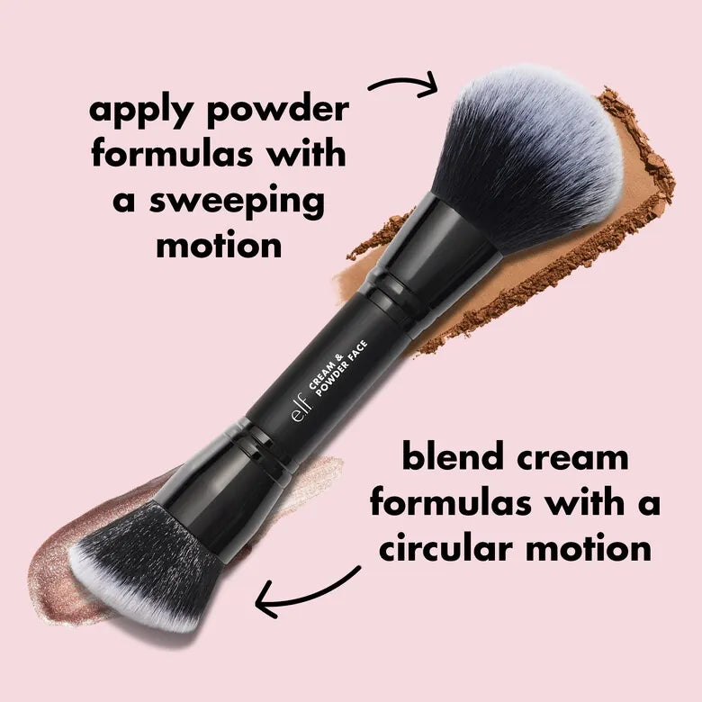 Elf cosmétics brocha cream and Powder face