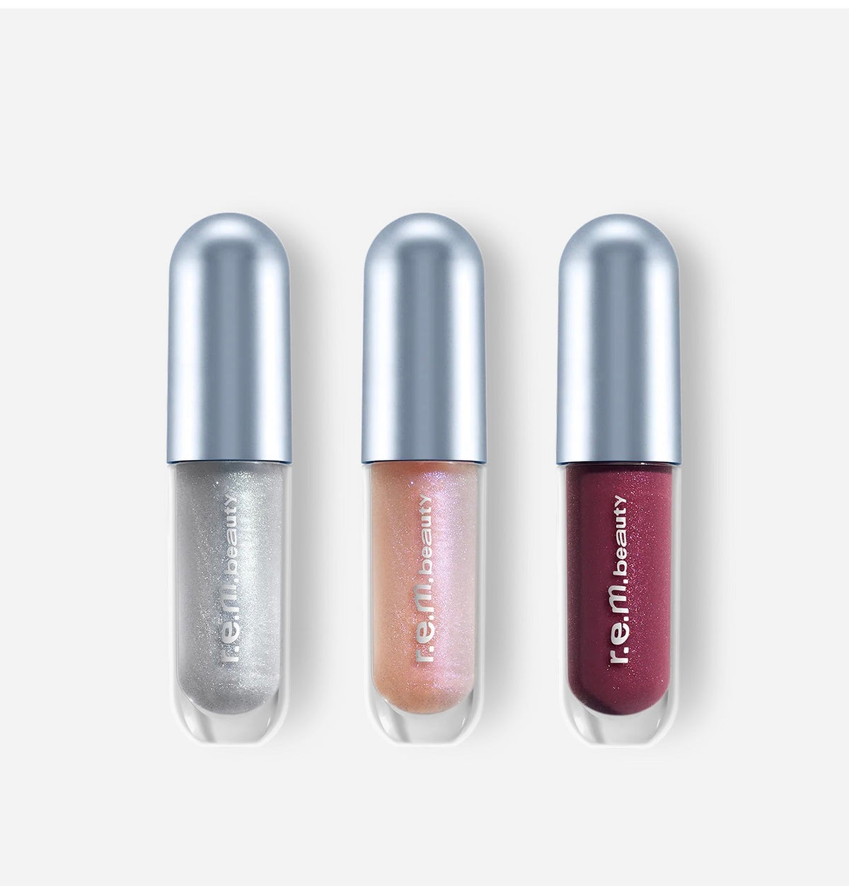 Rem Beauty the gloss barre mini glossy balm set