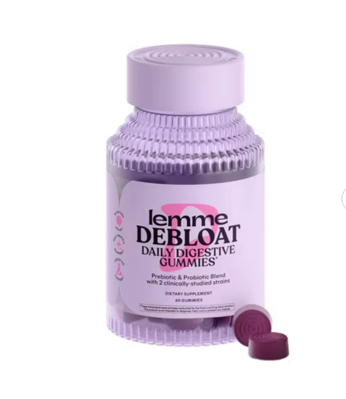 Lemme Deblot daily digestive gummies