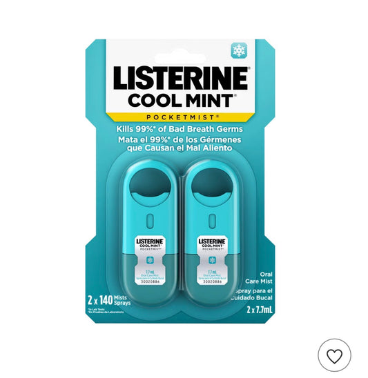 Listerine cool mint Pocketmist 2 unidades