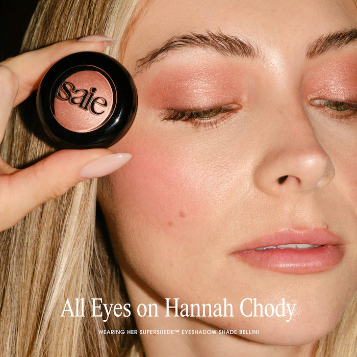 Saie Supersuede  baked eyeshadow with 16hr wear
