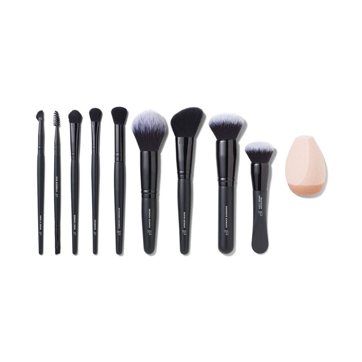Elf cosmetics Ten out of ten brush kit