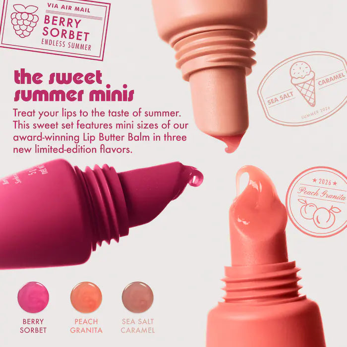 Summer fridays The Sweet Summer minis lip balm trío set
