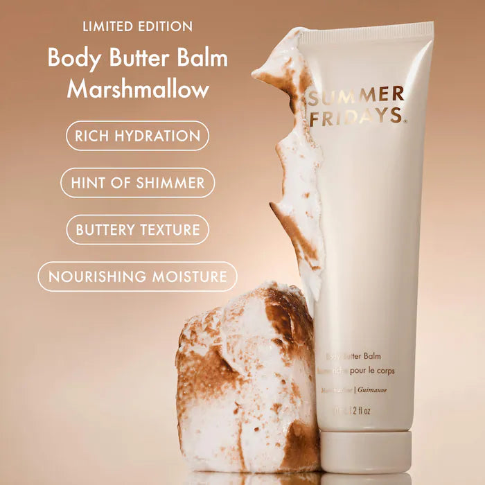 Summer fridays Marshmallow minis body and lip set