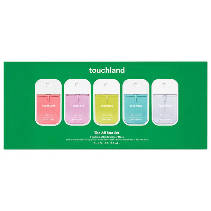 Touchland The all star power mist sanitizer gift set