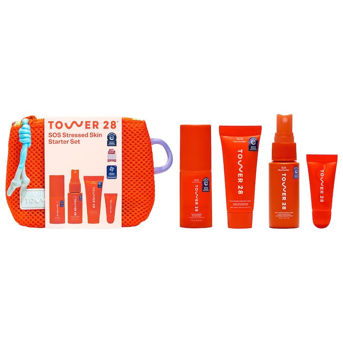 Tower 28 SOS stressed skin mini starter gift set