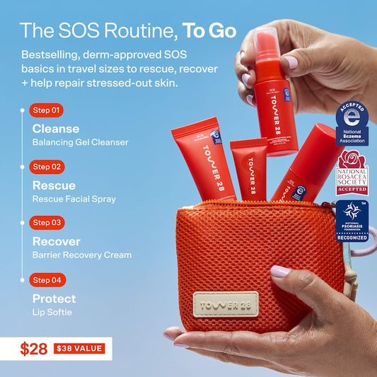 Tower 28 SOS stressed skin mini starter gift set