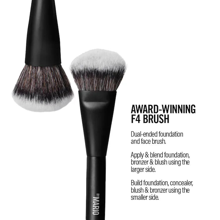 Makeup by Mario Mario’s face and eye trío brush set
