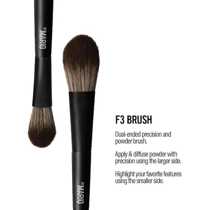 Makeup by Mario Mario’s face and eye trío brush set