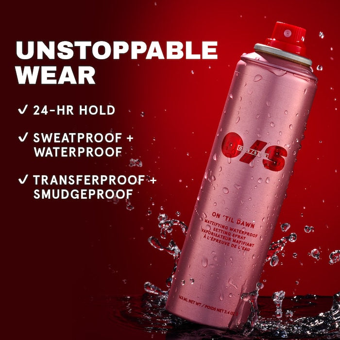 One size On 'Til Dawn Mattifying Waterproof Setting Spray Big & Bitty Duo