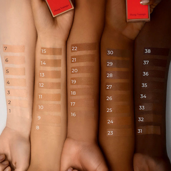Hung Vanngo Beauty red carpen skin luminous longwear serum foundation