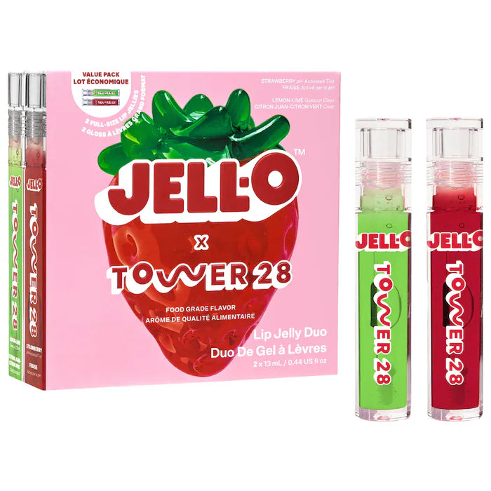 Tower 28 Beauty Jell-O x Tower 28 lip gloss Gift set