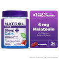 Natrol sleep + calm Melatonina + L -Theanime 60 gomitas
