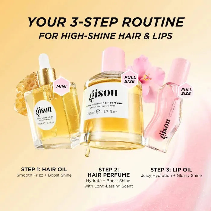 Gisou honey gloss hidration trío set