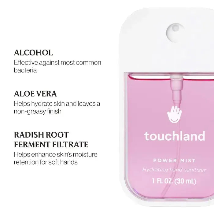 Touchland power mist hidratante para manos