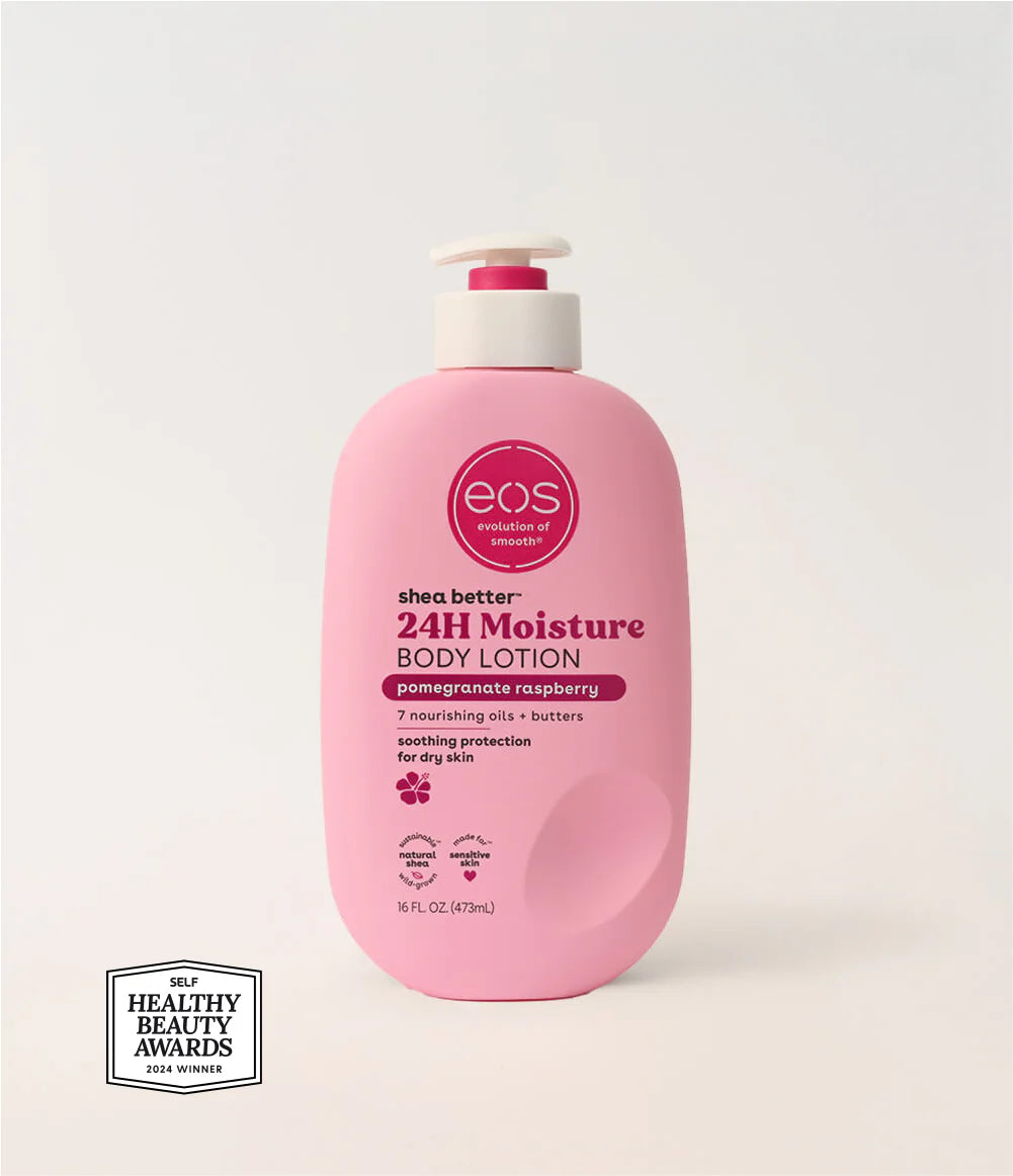 Eos shea butter 24h moisture body lotion