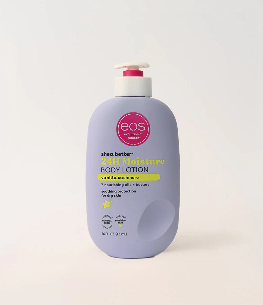Eos shea butter 24h moisture body lotion