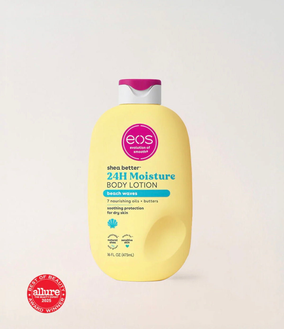 Eos shea butter 24h moisture body lotion